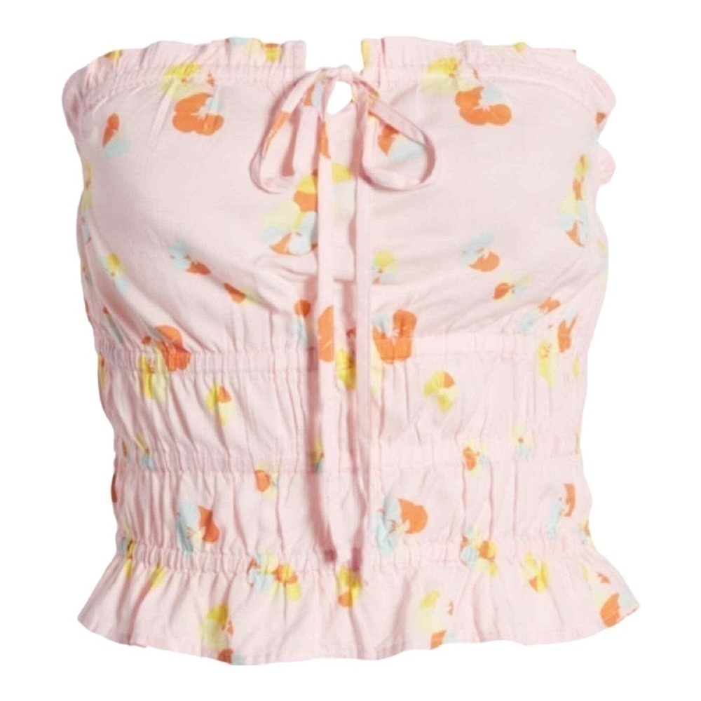 Bp Floral Smocked Tube Top
